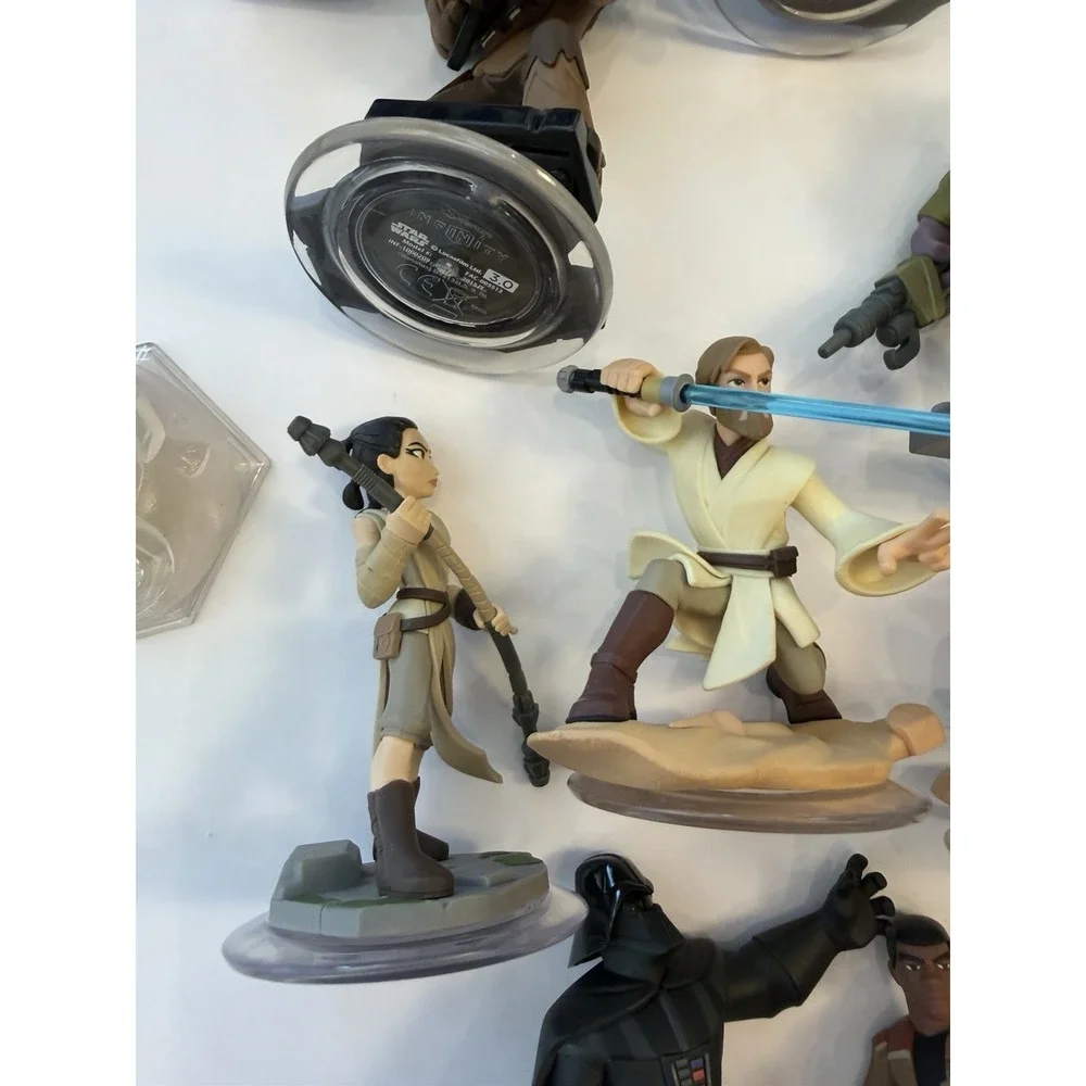 Disney Infinity 3.0 Star Wars Figure Lot Darth Vader Yoda Boba‎ Fett Rey Ahsoka